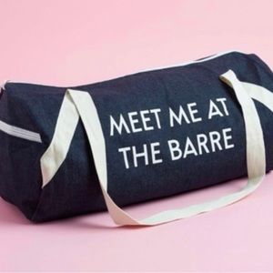 Meet Me At The Barr gym bag tote
